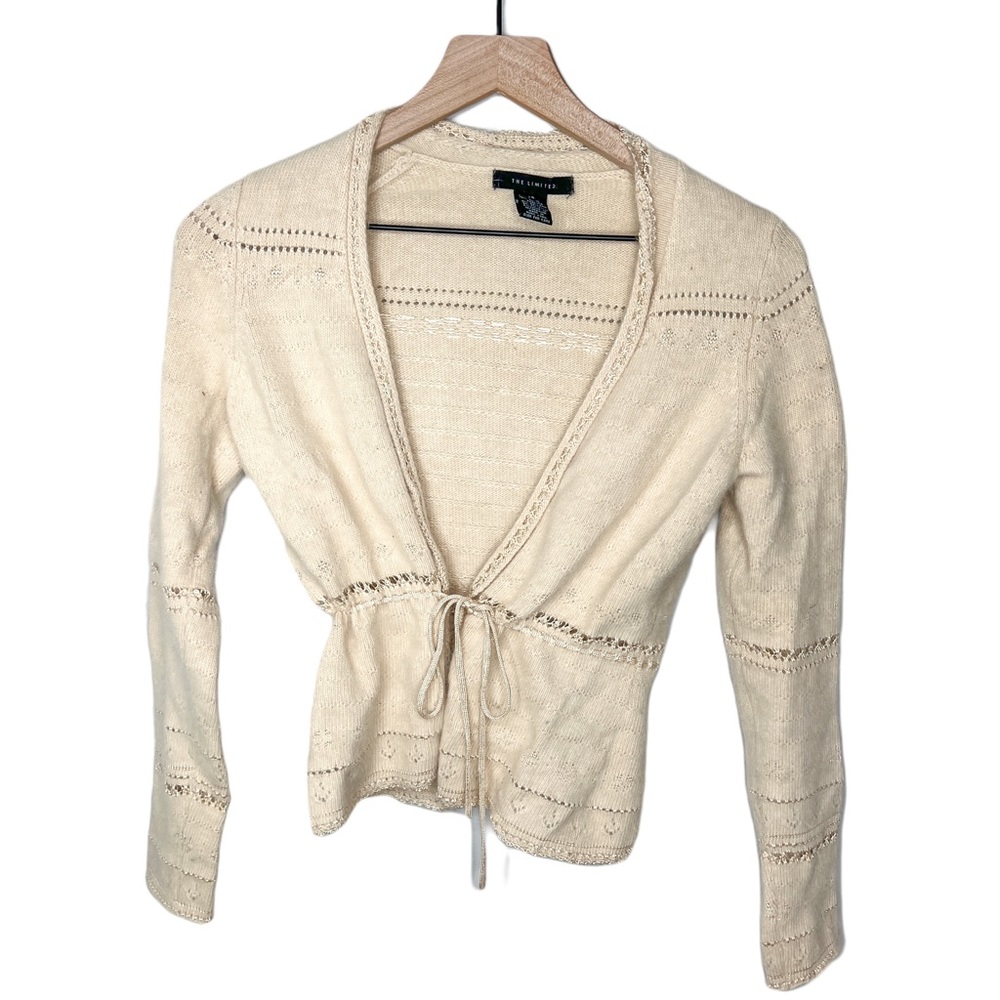 Vintage THE LIMITED XS Angora Rabbit Hair Sweater Amazingly Soft Ivory Sweater